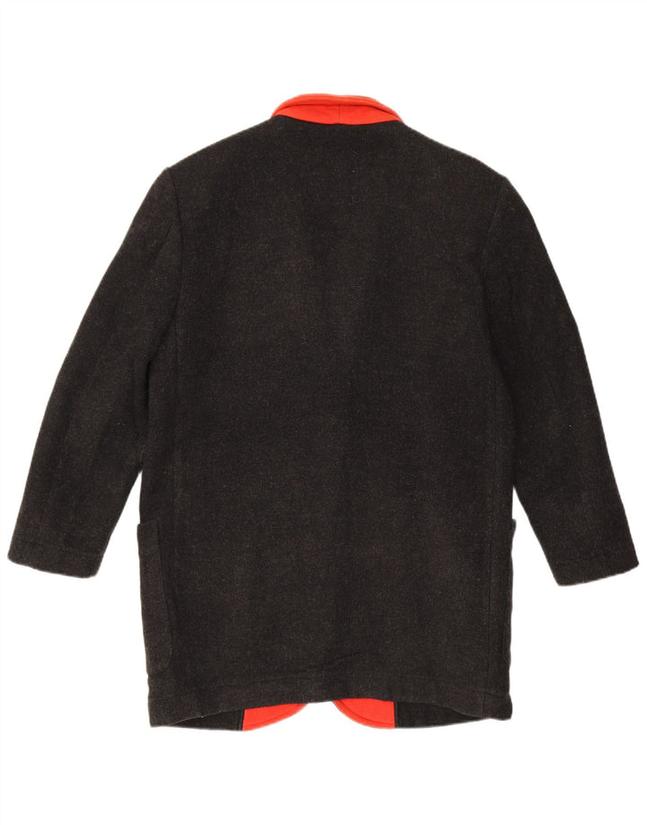 Benetton Veste blazer surdimensionnée à 3 boutons pour femme IT 40 Small Noir