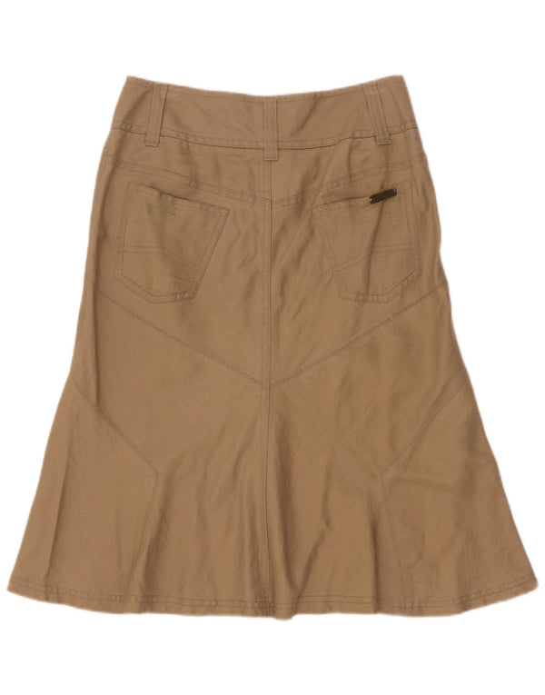 Marlboro Classics Jupe trapèze pour femme EU 38 Medium W26 Lin kaki