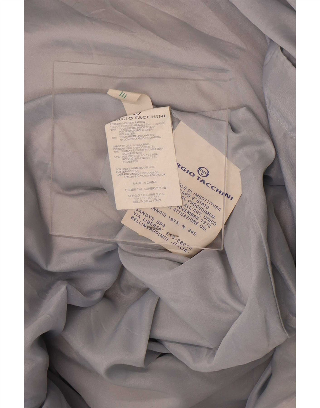 Sergio Tacchini Manteau rembourré à capuche pour femme IT 44 Polyester noir moyen
