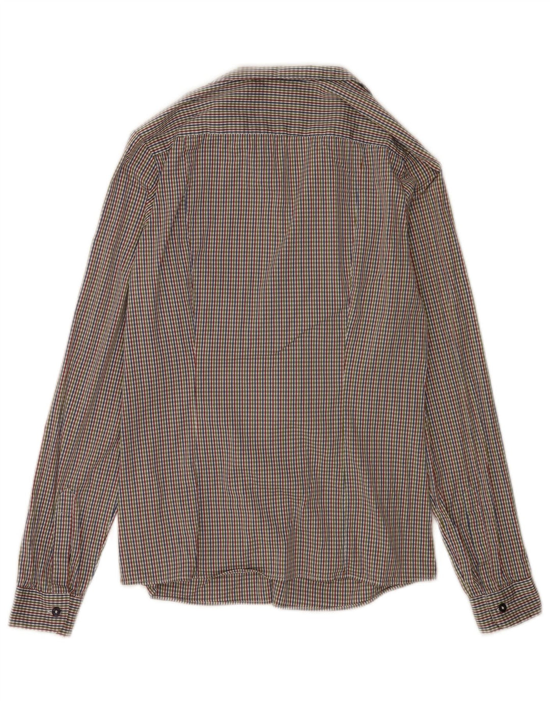 Trussardi Jeans Haut Chemisier À Volants Sur Le Devant Femme UK 6 XS Multicolore