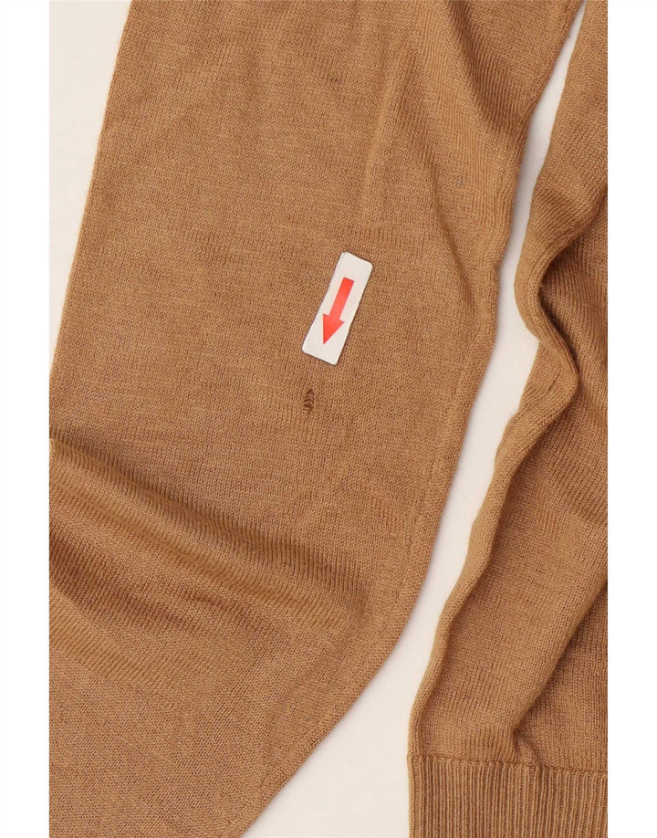 Zara Pull col roulé pour femme UK 10 Petit Beige