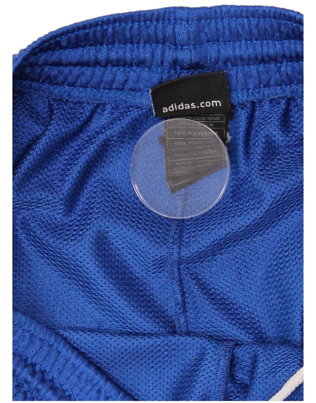 ADIDAS Short de sport New York Knicks pour hommes, grand bleu, polyester