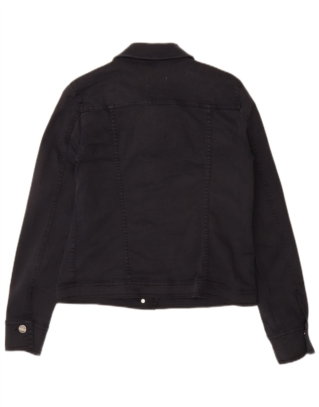 MARELLA Veste en jean pour femme UK 10 Small Bleu marine