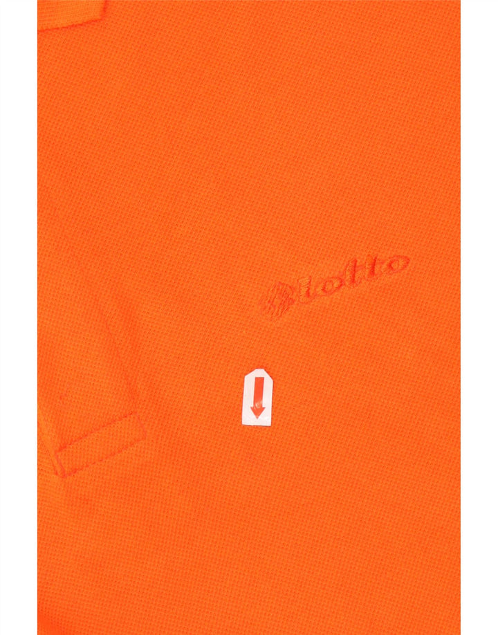 LOTTO Polo Homme Grand Orange Coton