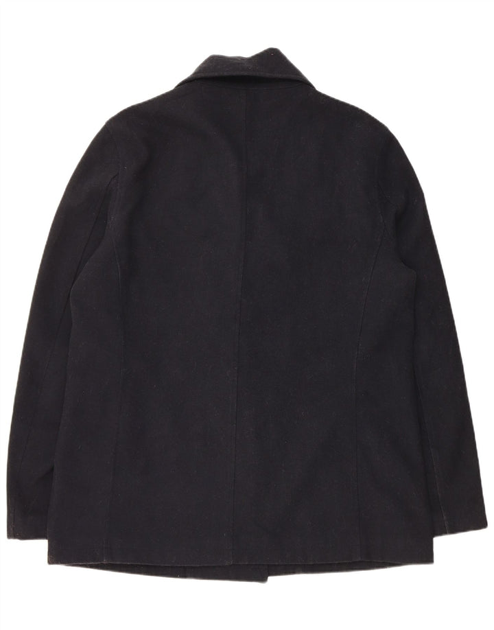 Marks & Spencer Manteau double boutonnage pour homme UK 38 Bleu marine moyen Polyester