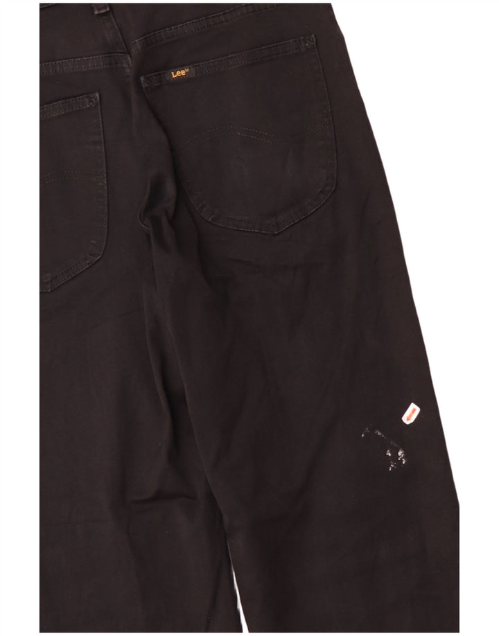 LEE Pantalon décontracté droit Brooklyn pour homme W32 L28 Noir Coton