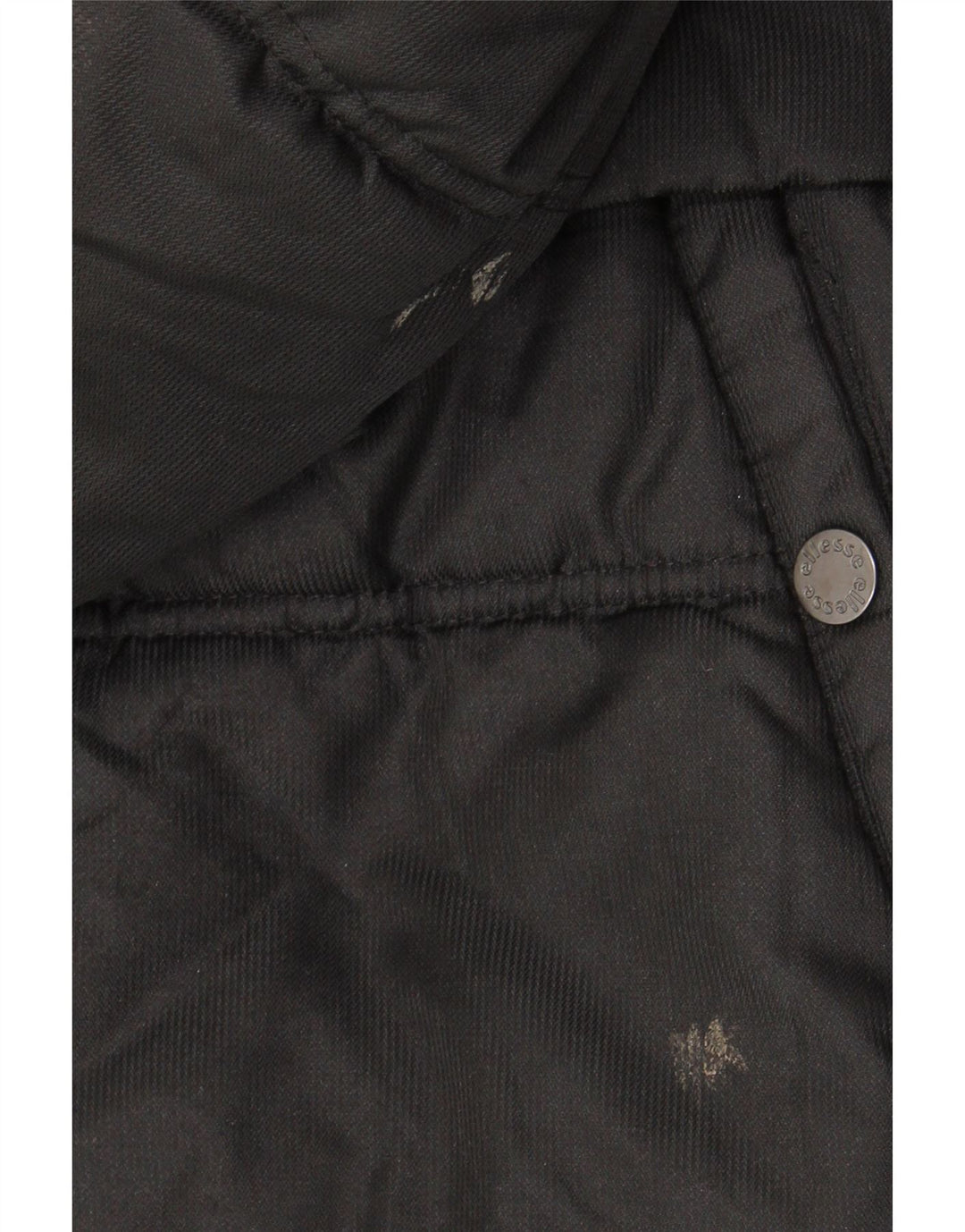Ellesse Veste matelassée à capuche pour homme UK 38 Medium Noir Polyester