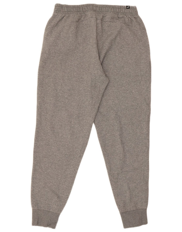 Puma Pantalon de Survêtement Graphique Joggers Homme Gris Large Coton