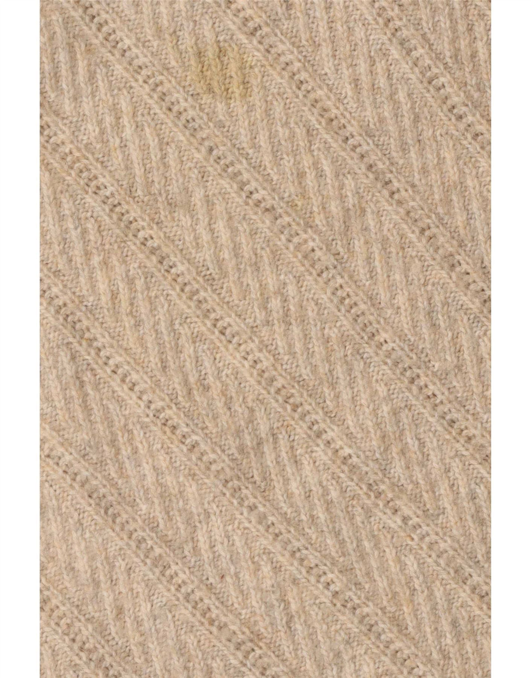 Marks & Spencer Pull à col rond pour femme UK 16 Large Beige Polyester