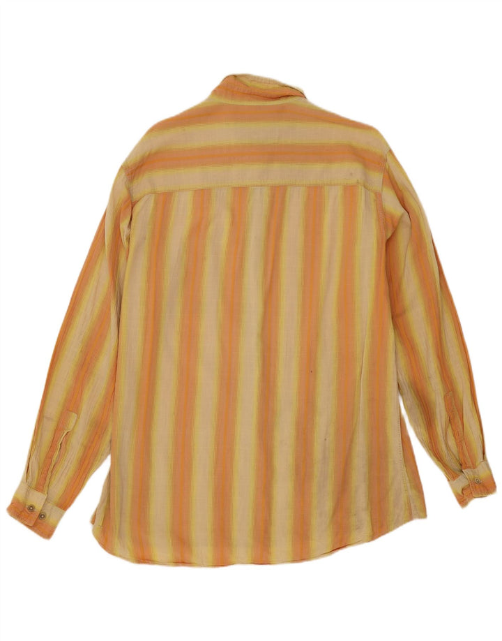 Marlboro Classics Chemise Homme XL Orange Rayé