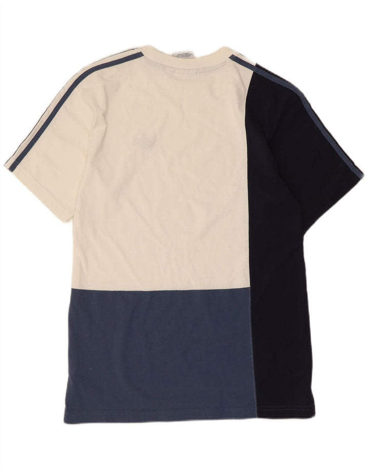 Adidas T-Shirt Homme Haut Petit Coton Colorblock Multicolore