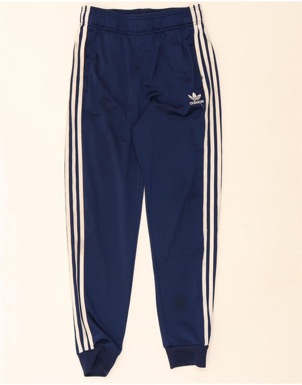 Adidas Pantalon de Survêtement Garçon Joggers 13-14 ans Bleu Marine Polyester