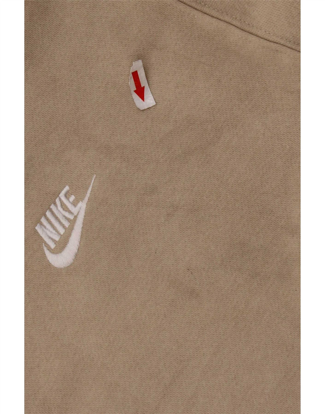 Nike Sweat-shirt pour homme en coton beige Taille L