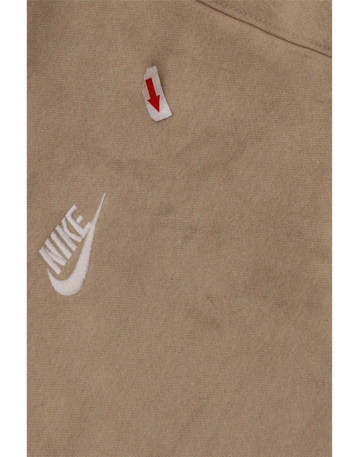 Nike Sweat-shirt pour homme en coton beige Taille L