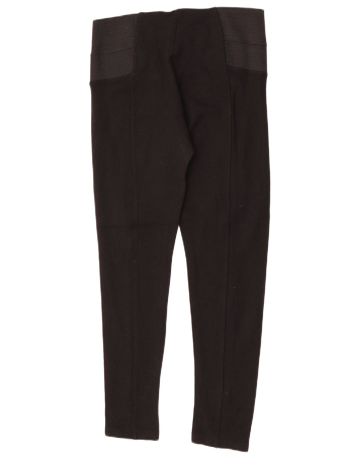 Zara Femme Leggings Large Noir Colorblock Viscose