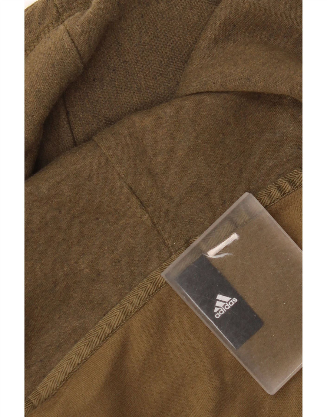 Adidas Pull à Capuche Graphique Zippé Homme Kaki Moyen