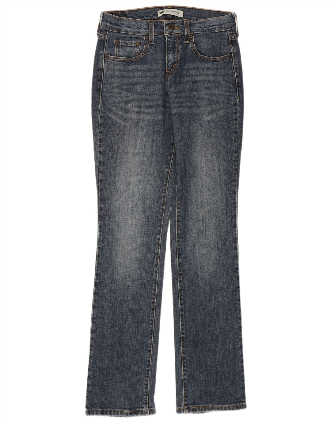 LEVI'S Jean droit 505 pour femme US 2 XS W25 L31 Bleu Coton