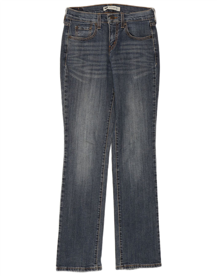 LEVI'S Jean droit 505 pour femme US 2 XS W25 L31 Bleu Coton