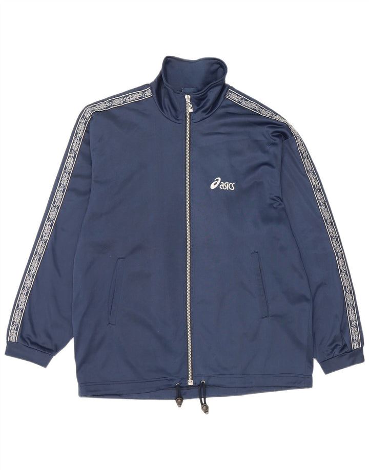 Asics Veste de Survêtement Graphique Homme Bleu Marine Moyen