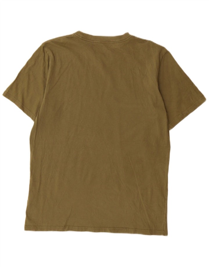 Carhartt T-Shirt Graphique Homme Kaki Moyen Coton