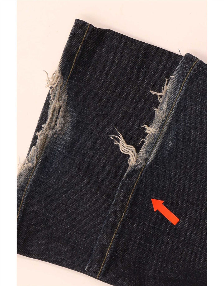 Jean Bootcut Femme Diesel W32 L34 Bleu Marine Coton