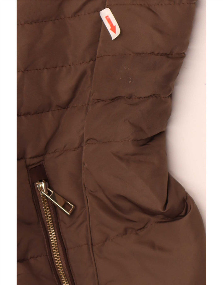 Marks & Spencer Parka à capuche pour femme UK 20 2XL Kaki Polyester