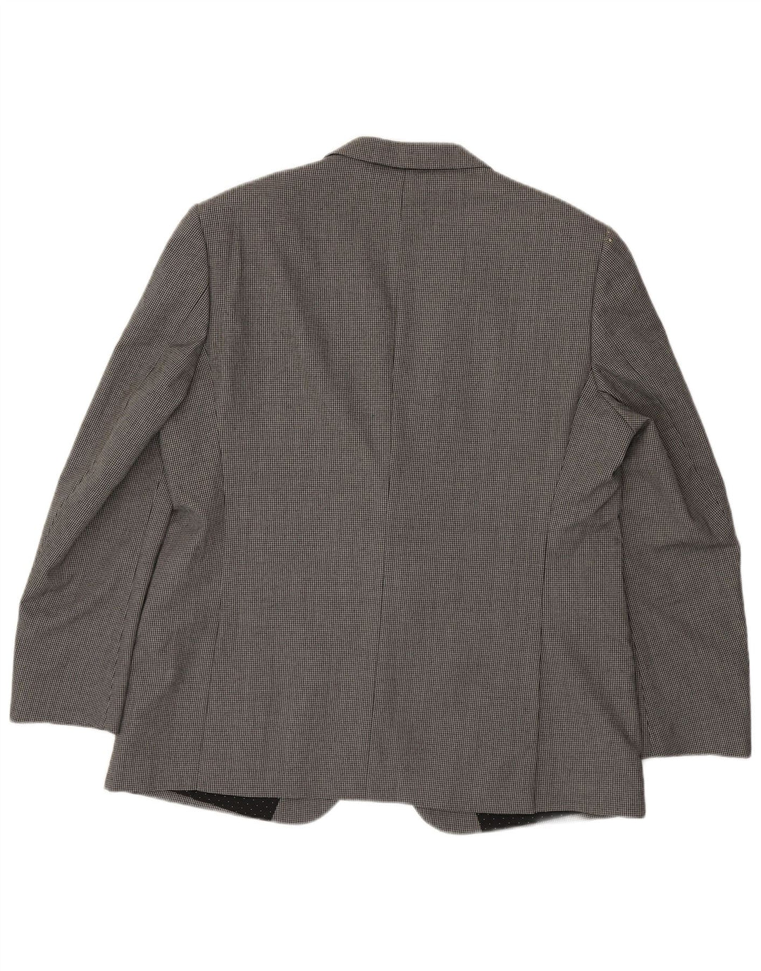 Marks & Spencer Veste blazer à 2 boutons pour homme UK 46 3XL Gris pied-de-poule en laine