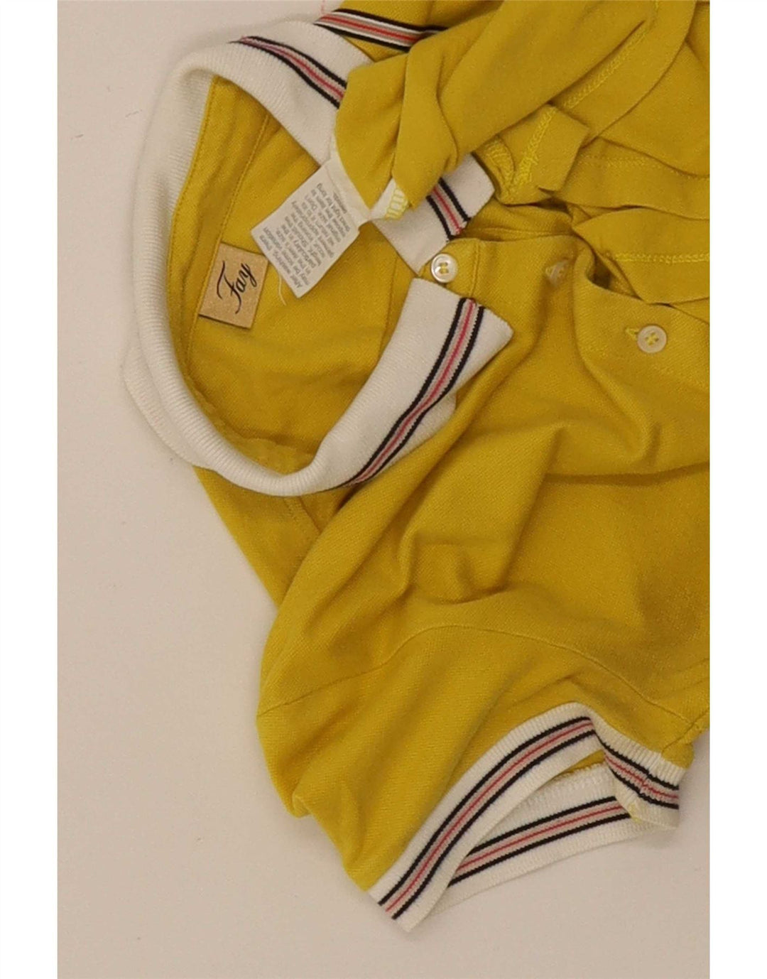 Fay Polo Femme UK 12 Jaune Moyen