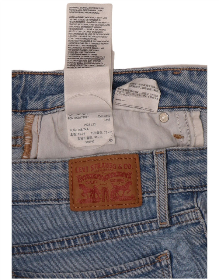 Levi's Jean Slim 712 Femme W29 L29 Bleu Coton