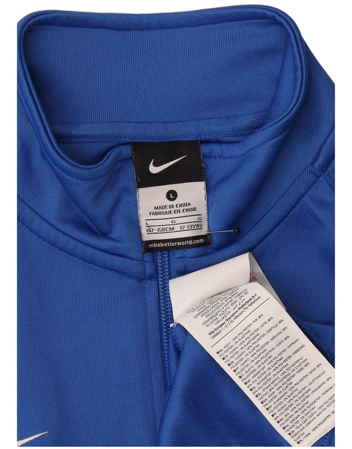 Veste de survêtement Nike Graphic pour garçon, 12-13 ans, grand, bleu, colour block