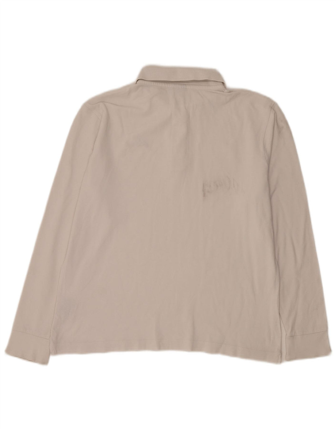 Kappa Polo à Manches Longues Homme Blanc Moyen Coton
