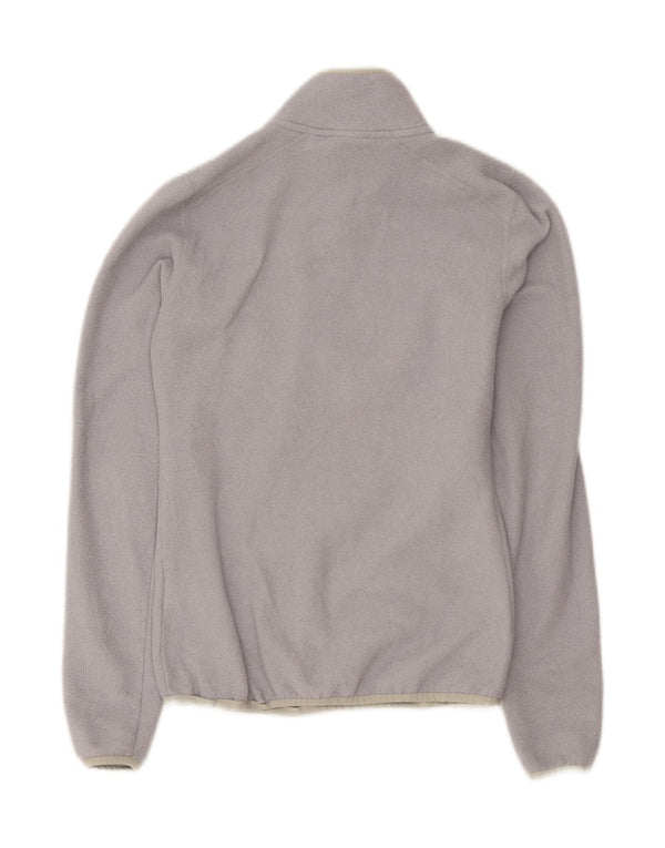 The North Face Pull polaire à col zippé pour femme UK 6 XS Gris Polyester