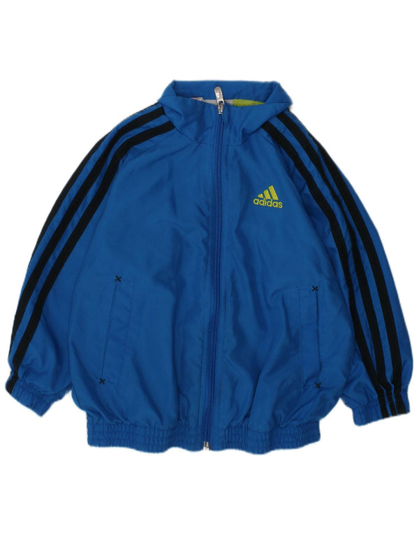 ADIDAS Veste de survêtement pour bébé garçon 18-24 mois Bleu Polyester