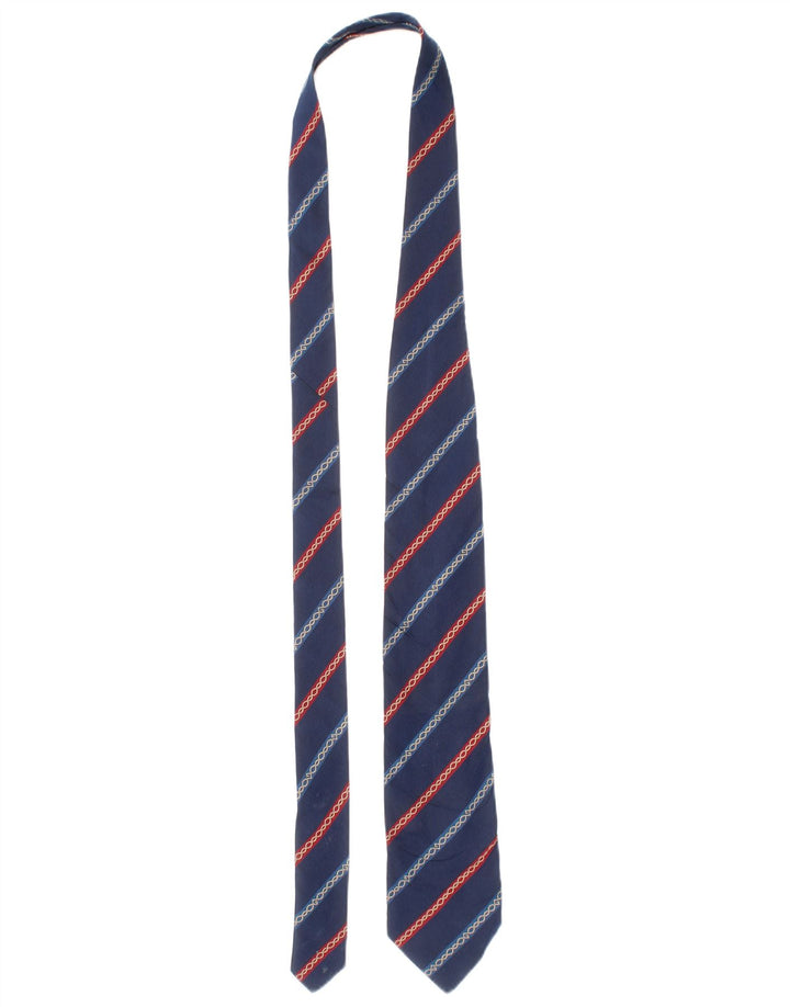 Givenchy Cravate Homme Taille Unique Bleu Rayé Soie Classique