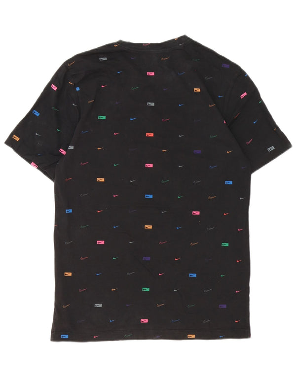 Nike T-shirt graphique pour homme en coton noir Taille S