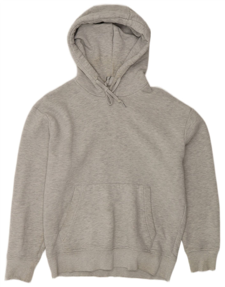 Zara Pull À Capuche Homme Gris Moyen Moucheté