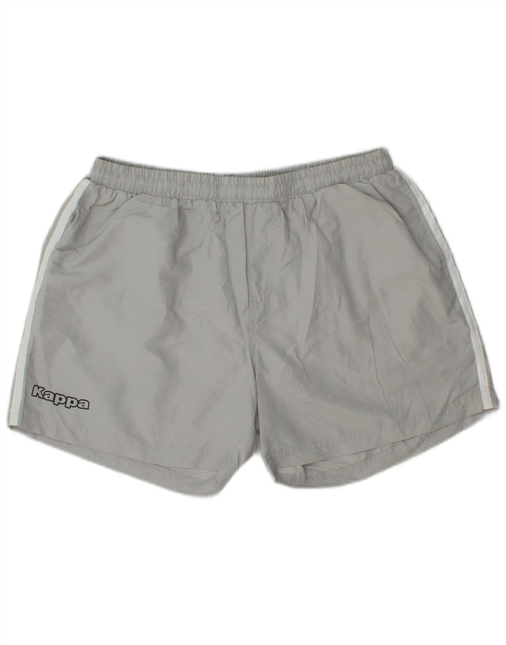 KAPPA Short de Sport Homme 2XL Gris Polyester
