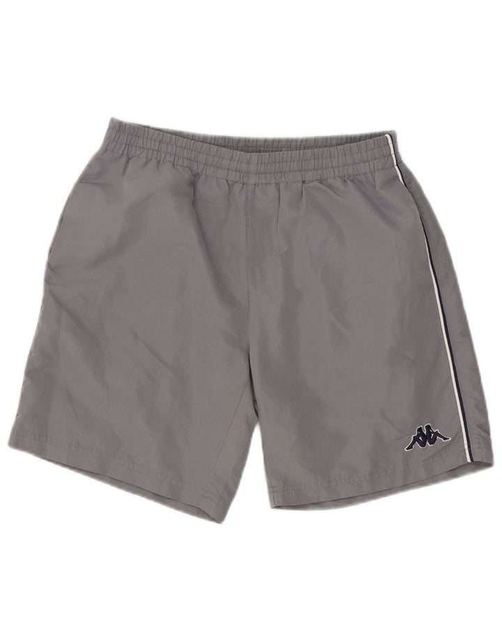 Kappa Short de sport homme petit gris polyester