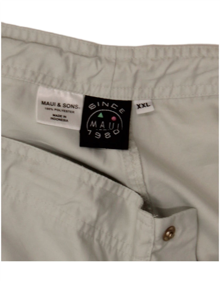 MAUI AND SONS Bermuda Cargo Homme 2XL W40 Gris Polyester