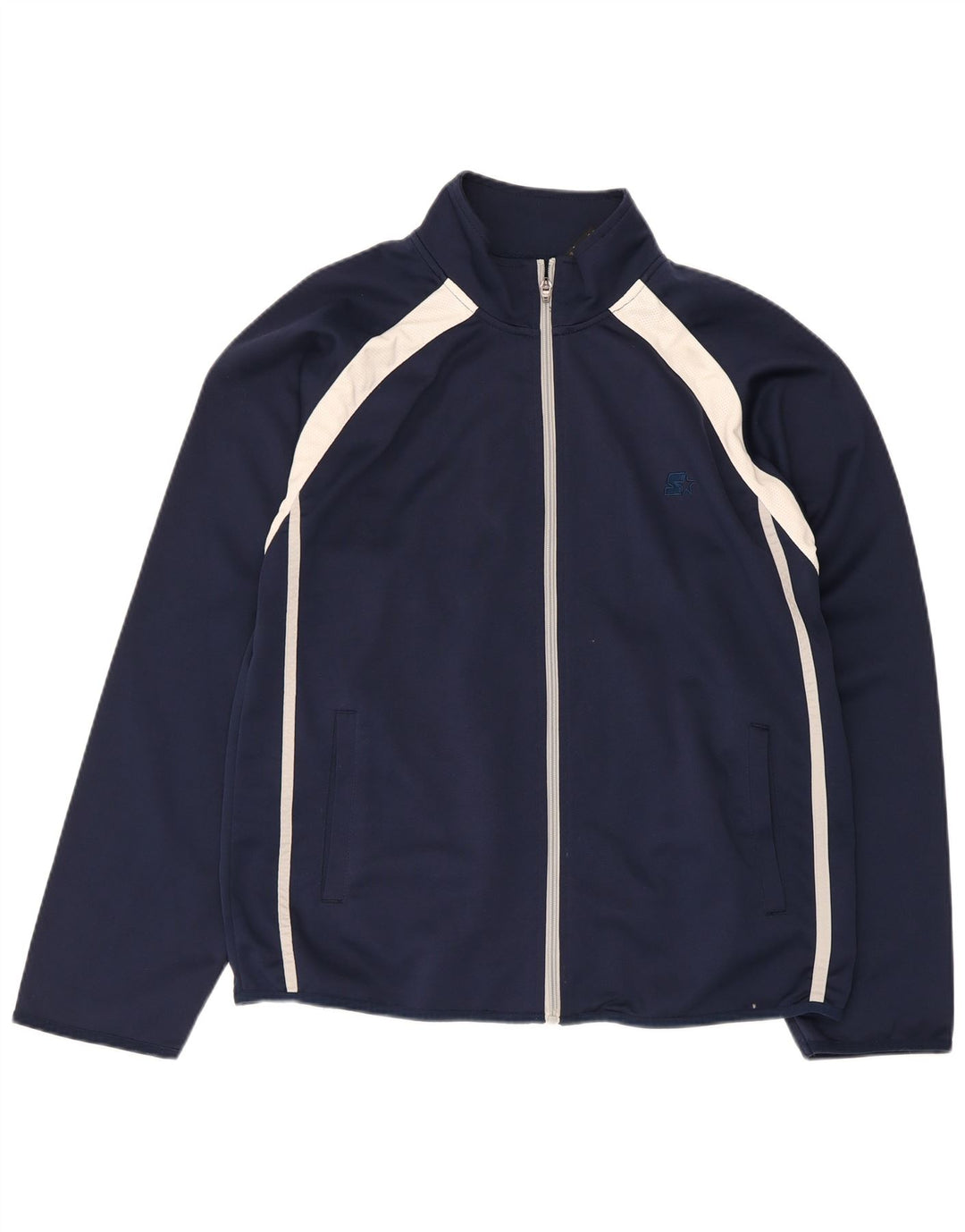 Starter Veste de survêtement pour homme en polyester color block bleu marine moyen