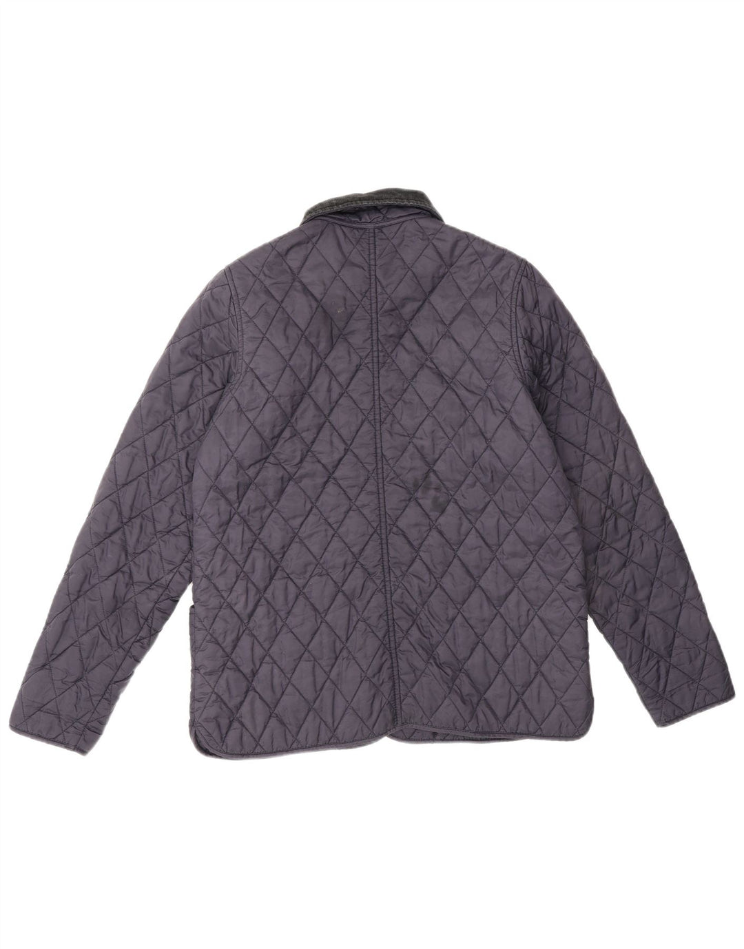 Barbour Veste matelassée pour femme UK 12 Polyester bleu marine moyen