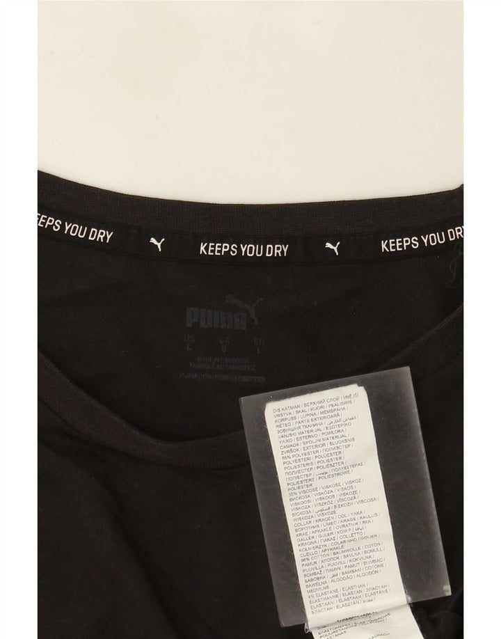 Puma T-Shirt Homme Haut Large Noir Polyester