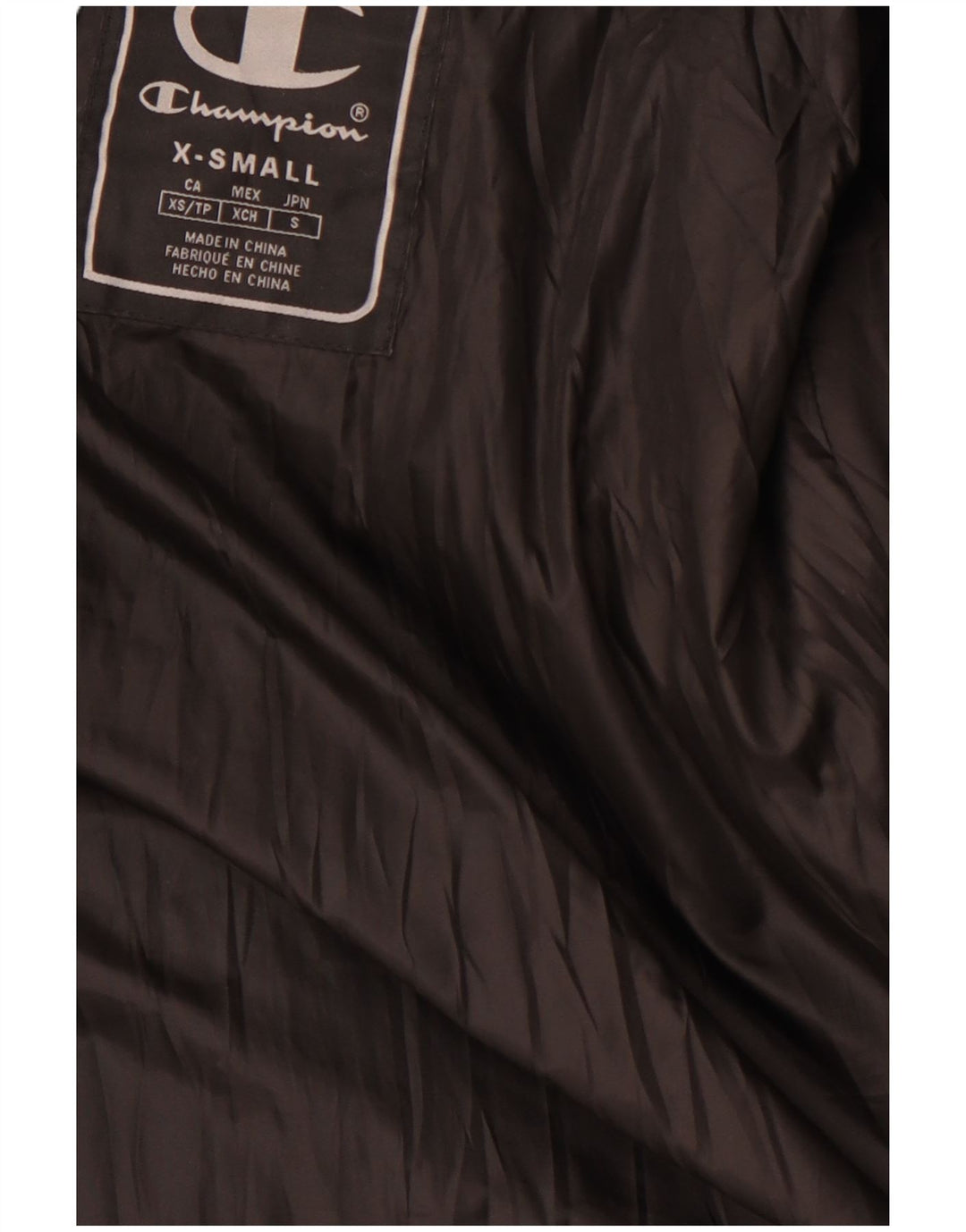 CHAMPION Veste matelassée surdimensionnée pour femme UK 6 XS Noir