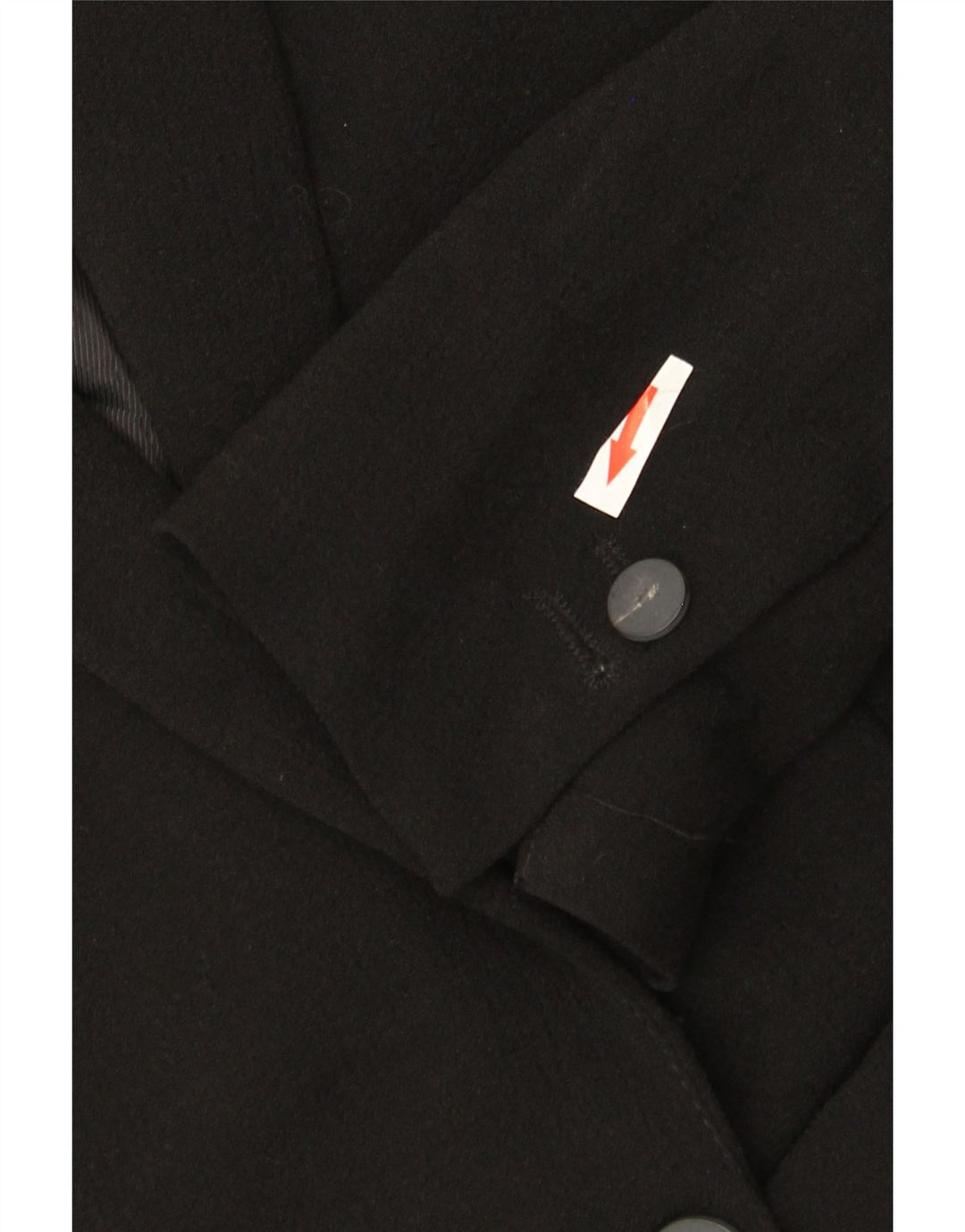 Zara Veste blazer à 1 bouton pour femme UK 6 XS Noir