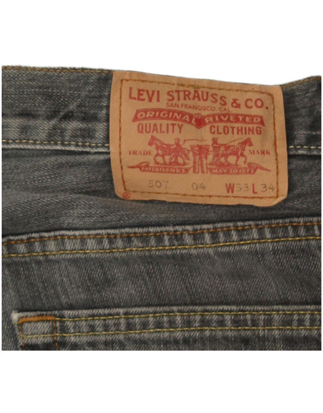 Levi's Jean Bootcut 507 Homme Gris W33 L28
