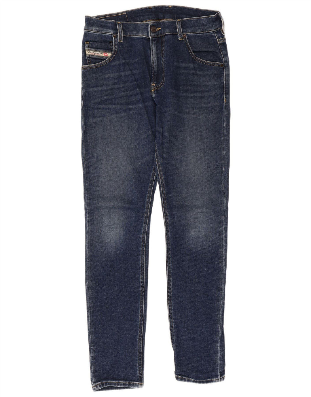 Jean skinny Diesel Femme W27 L30 Bleu Coton