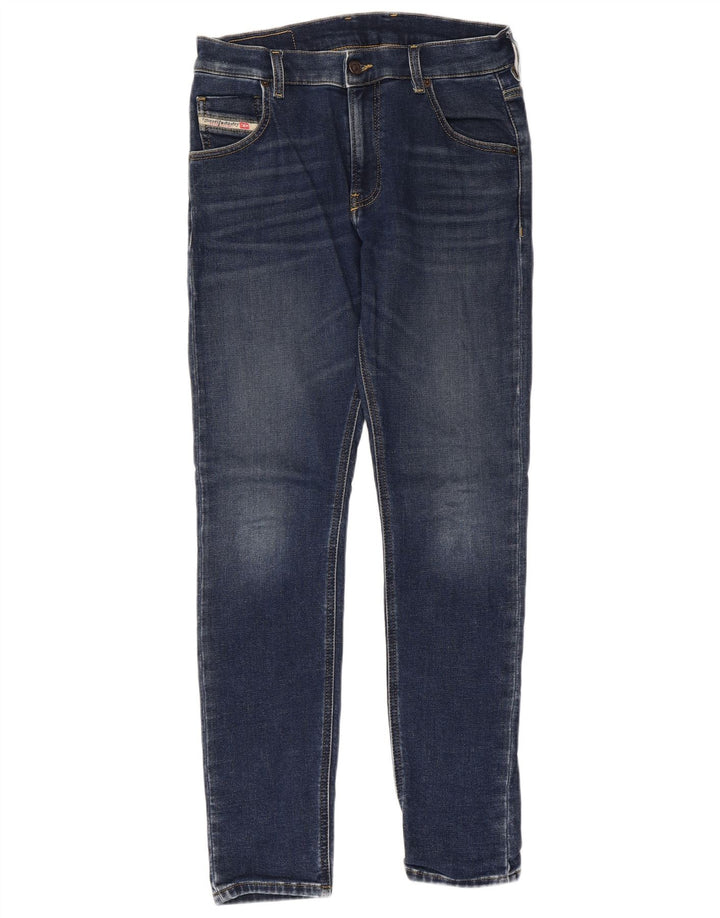 Jean skinny Diesel Femme W27 L30 Bleu Coton