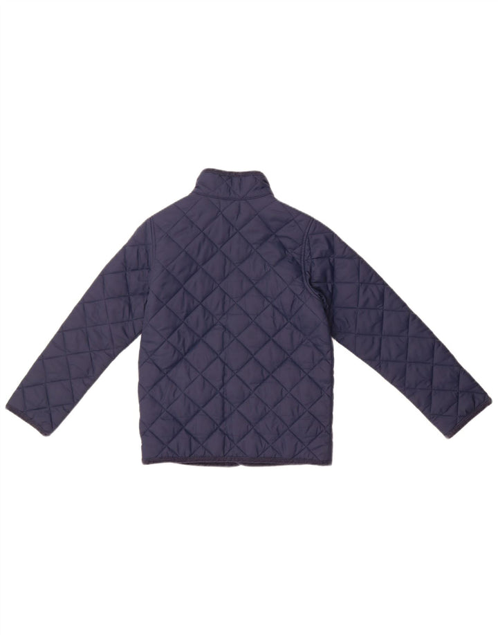 Benetton Veste matelassée pour femme UK 10 Small Bleu marine