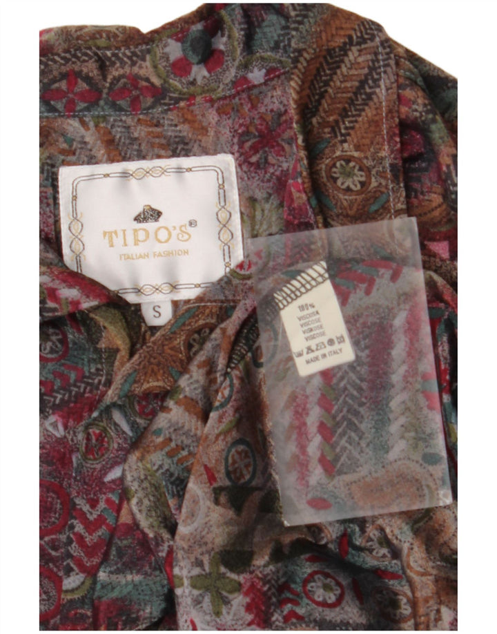 Tipo' S Chemise Ample Homme Petite Viscose Florale Multicolore