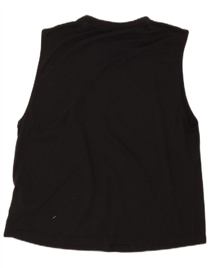 Adidas Débardeur graphique pour femme UK 14 Medium Noir Polyester